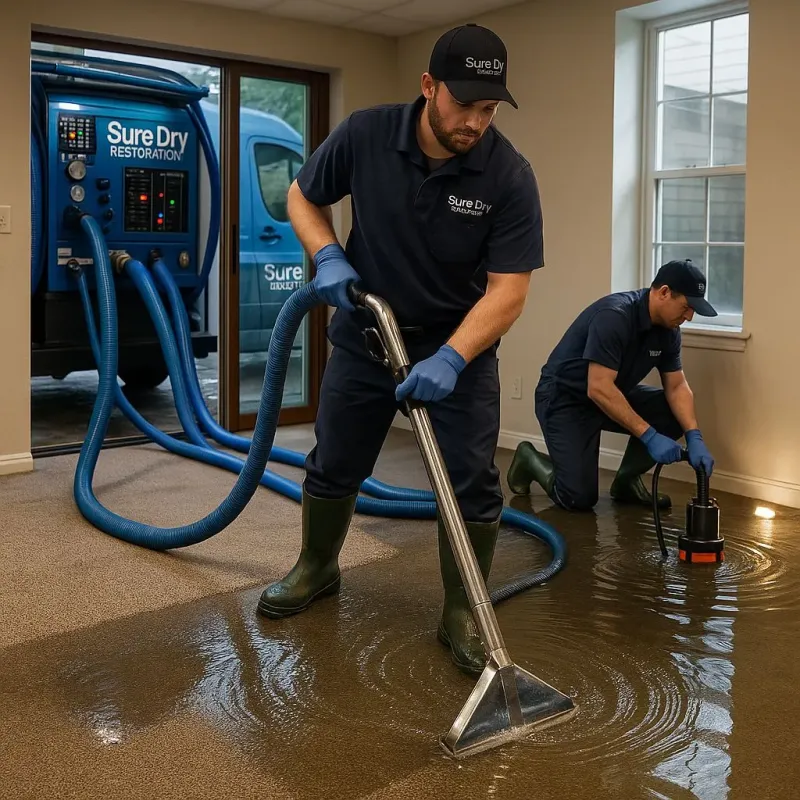 Water Extraction and Removal process in Belvidere, NJ
